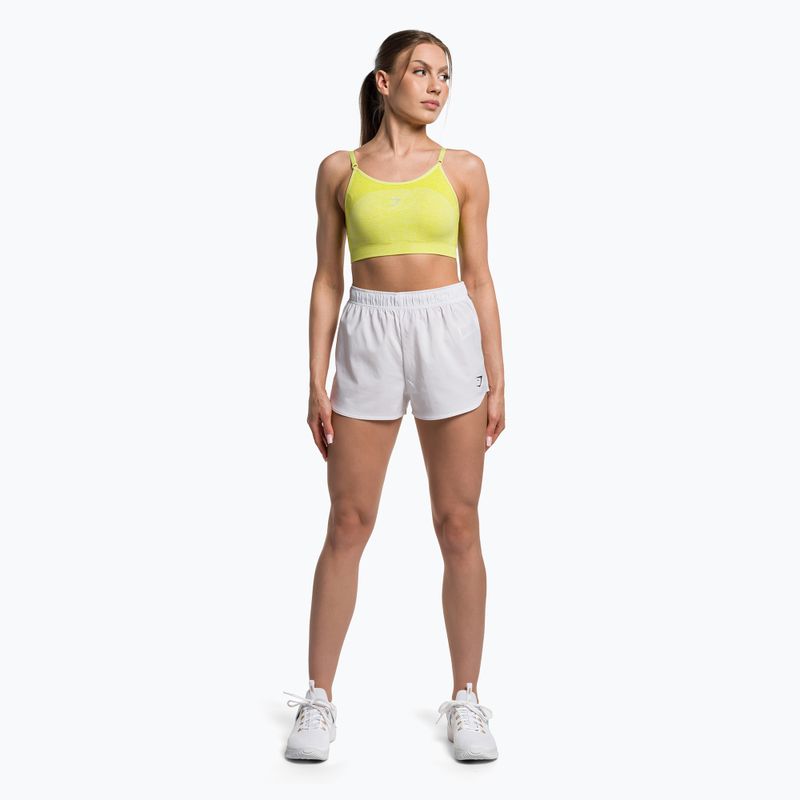 Women's Gymshark Basic Loose Training shorts white 2