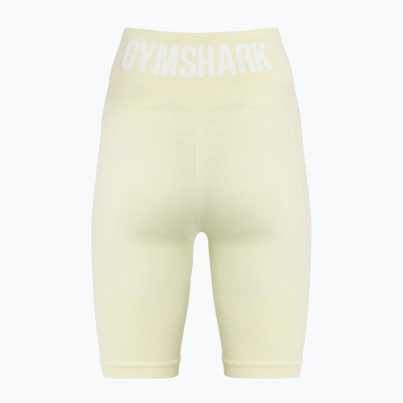 Women's training shorts Gymshark Flex Cycling green / marl 2