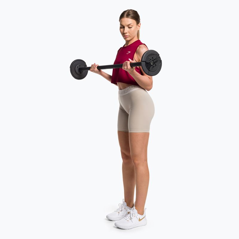 Women's Gymshark Fit Cycling training shorts pebble grey 2