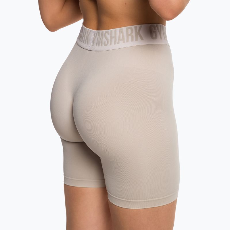 Women's Gymshark Fit Cycling training shorts pebble grey 4