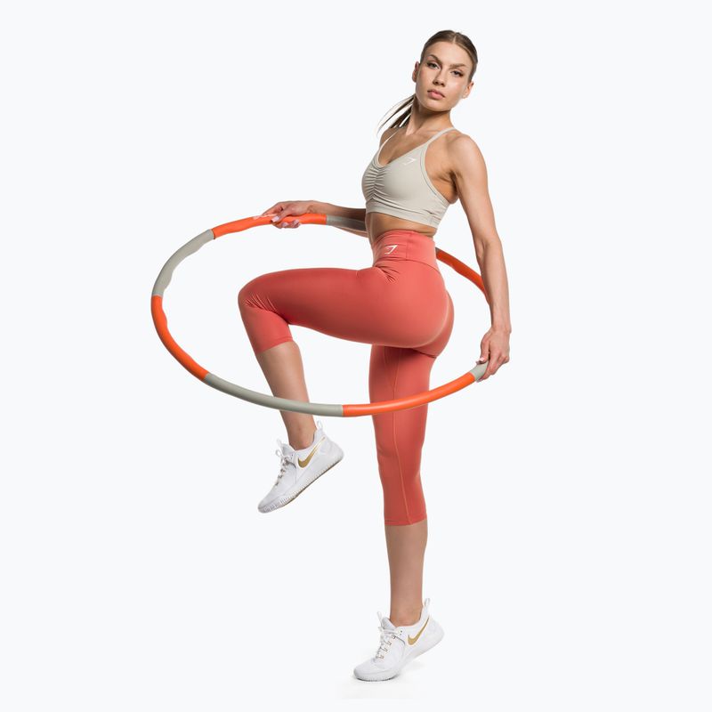 Women's Gymshark Training leggings 7/8 earth orange 2