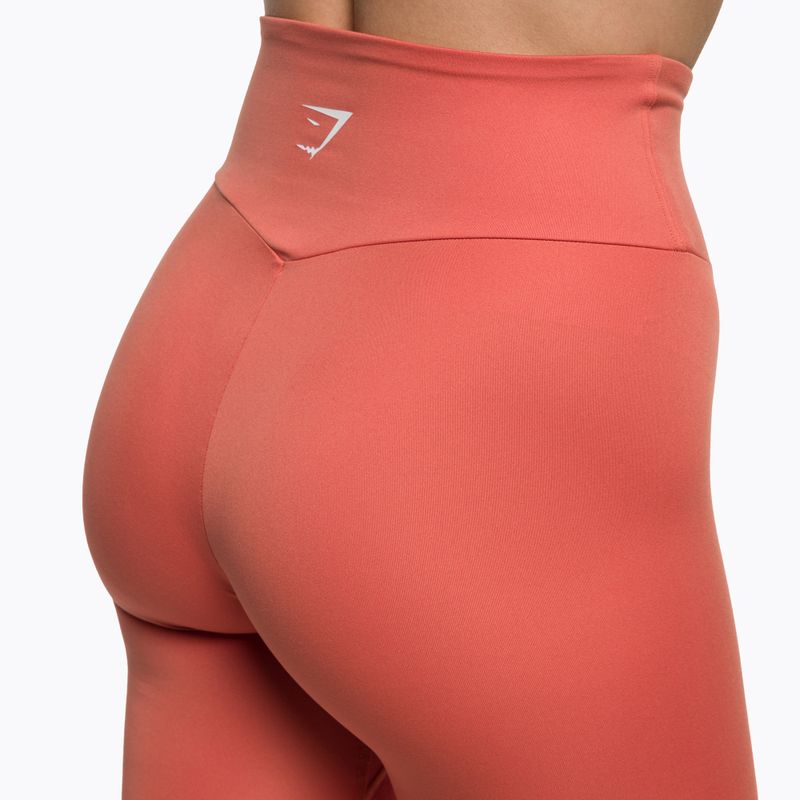 Women's Gymshark Training leggings 7/8 earth orange 4