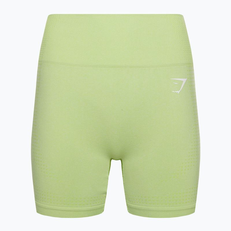 Women's Gymshark Vital Seamless training shorts neon yellow 5