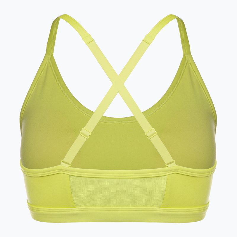 Gymshark Ruched Training Sports glitch yellow fitness bra 6