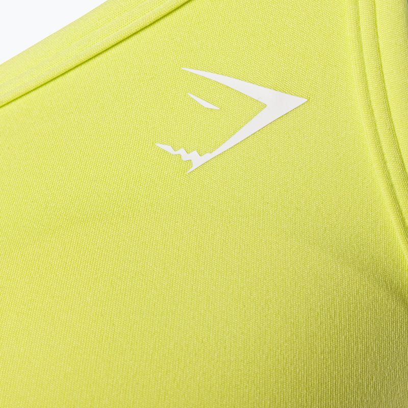 Gymshark Ruched Training Sports glitch yellow fitness bra 7