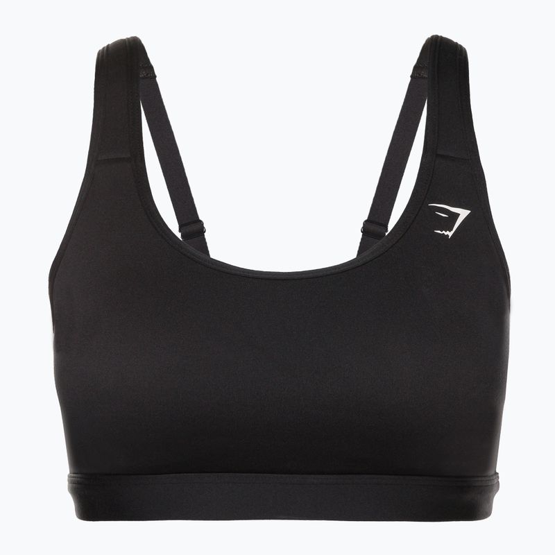 Gymshark Scoop Neck Training Sports fitness bra black 5