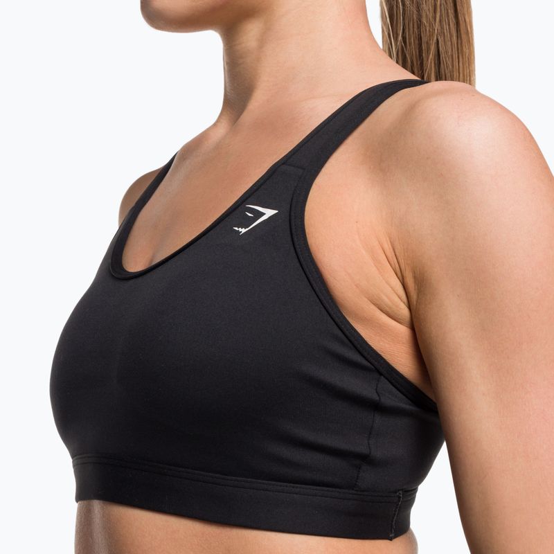 Gymshark Scoop Neck Training Sports fitness bra black 4