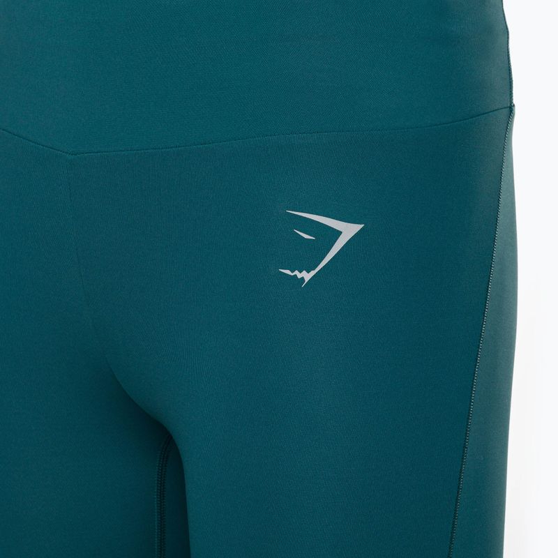 Women's training leggings Gymshark Speed niagara teal 7