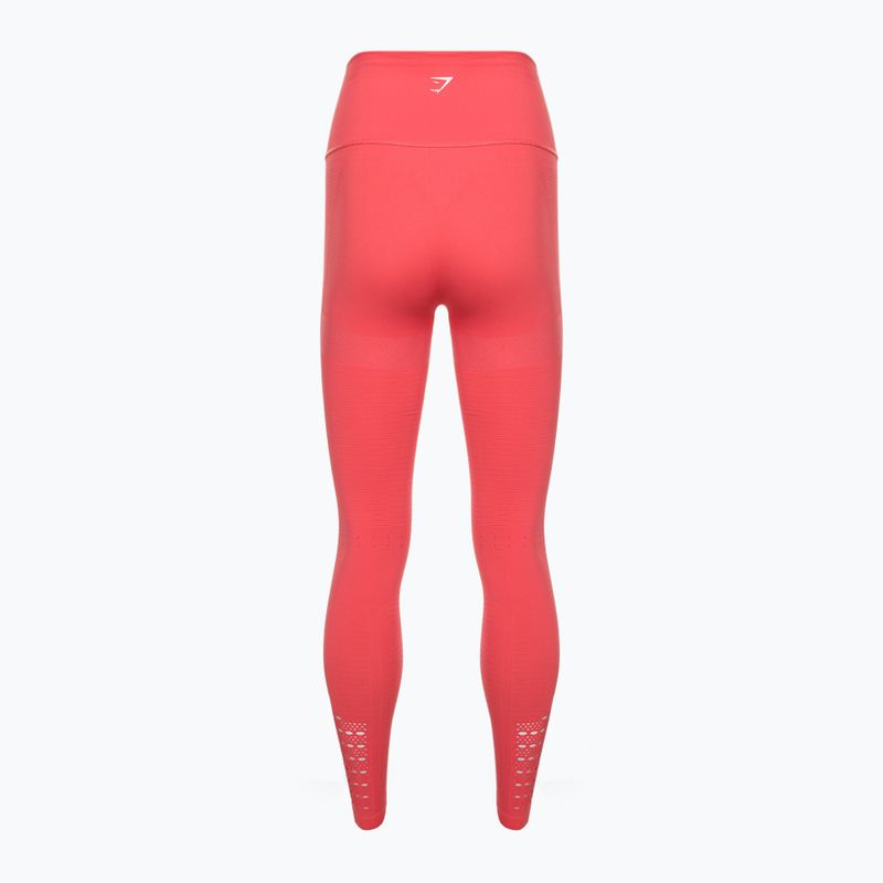 Women's training leggings Gymshark Energy Seamless polka pink/white 6