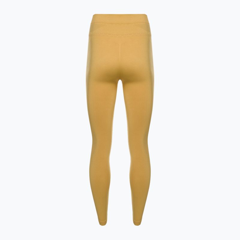 Women's training leggings Gymshark Studio indian yellow 7