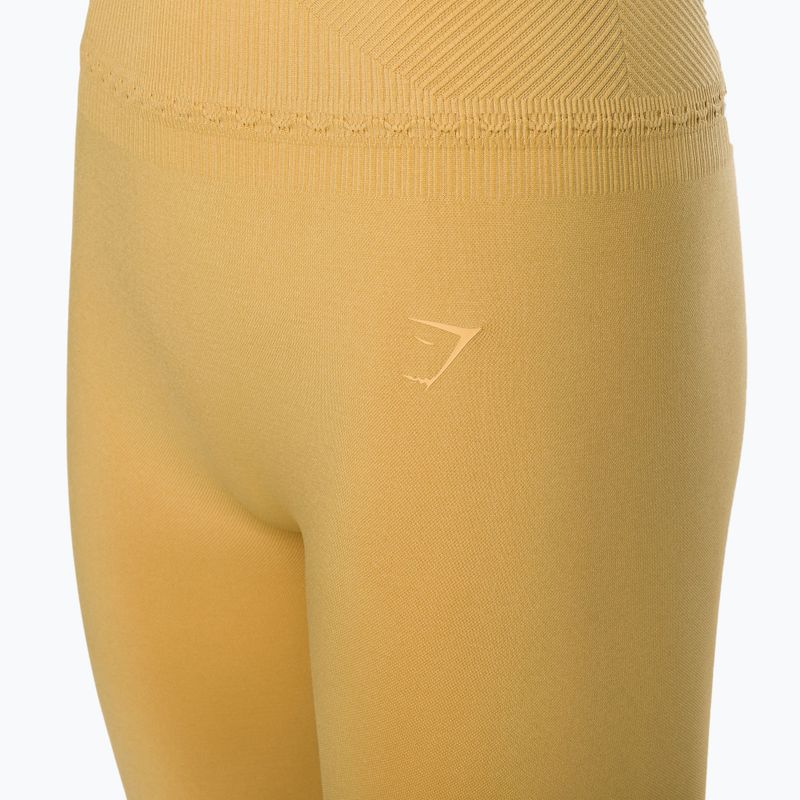 Women's training leggings Gymshark Studio indian yellow 8