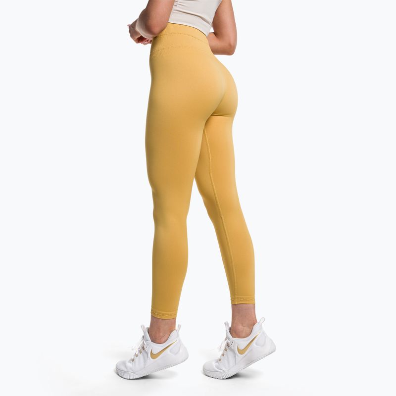 Women's training leggings Gymshark Studio indian yellow 3