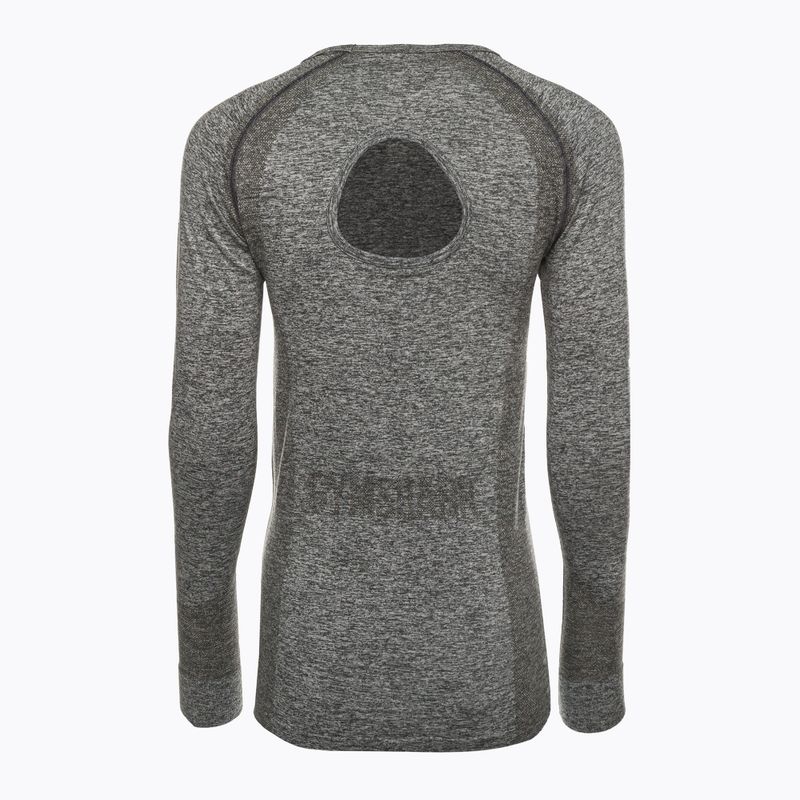 Women's training longsleeve Gymshark Flex Top charcoal grey marl 7