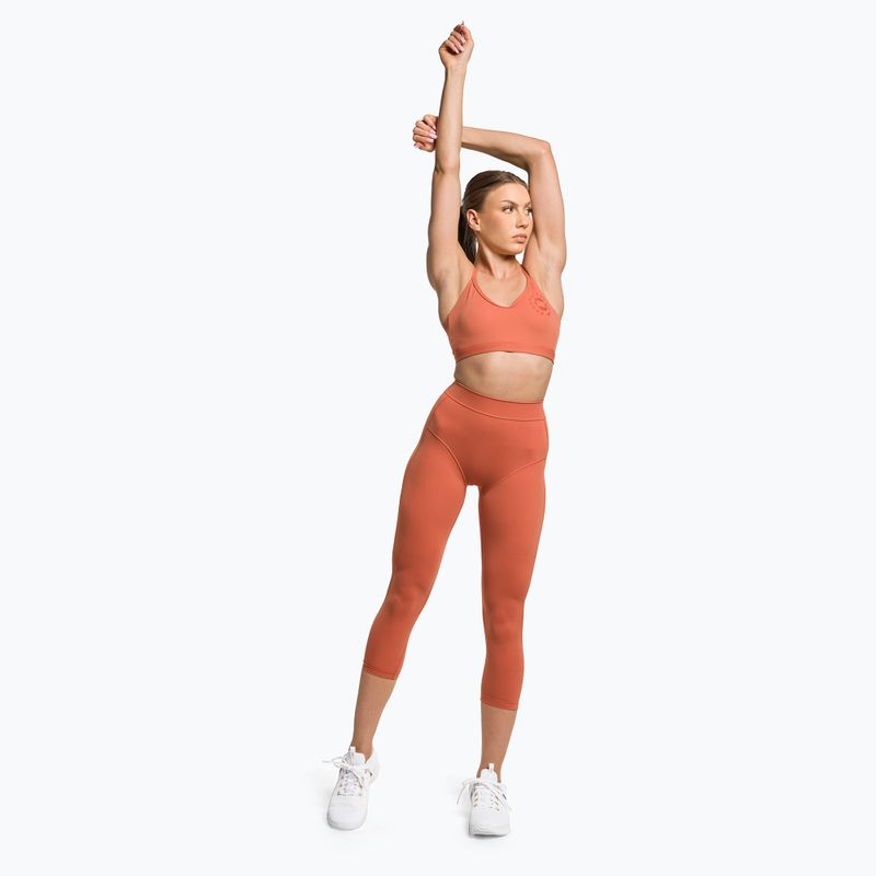 Gymshark KK Twins Sports earth orange fitness bra 2