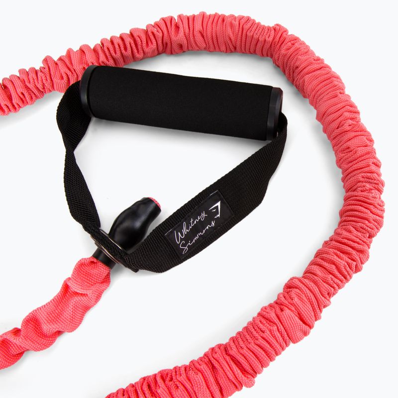 Gymshark Whitney V3 Light Resistance exercise expander red/black 3
