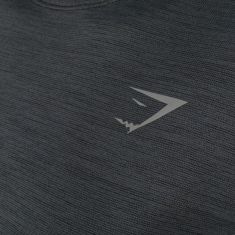Women's Gymshark Running Top SS dark/grey training t-shirt 7