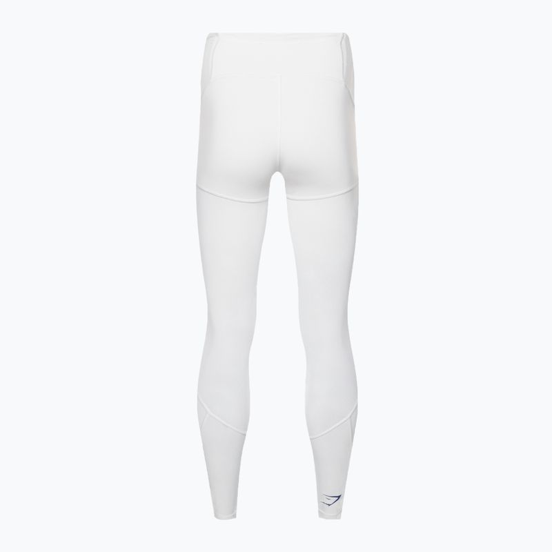 Women's training leggings Gymshark Pulse white/blue 7