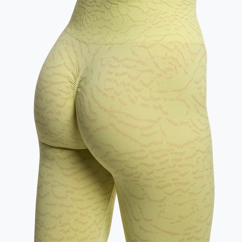 Women's training leggings Gymshark Adapt Animal Seamless firefly green 4