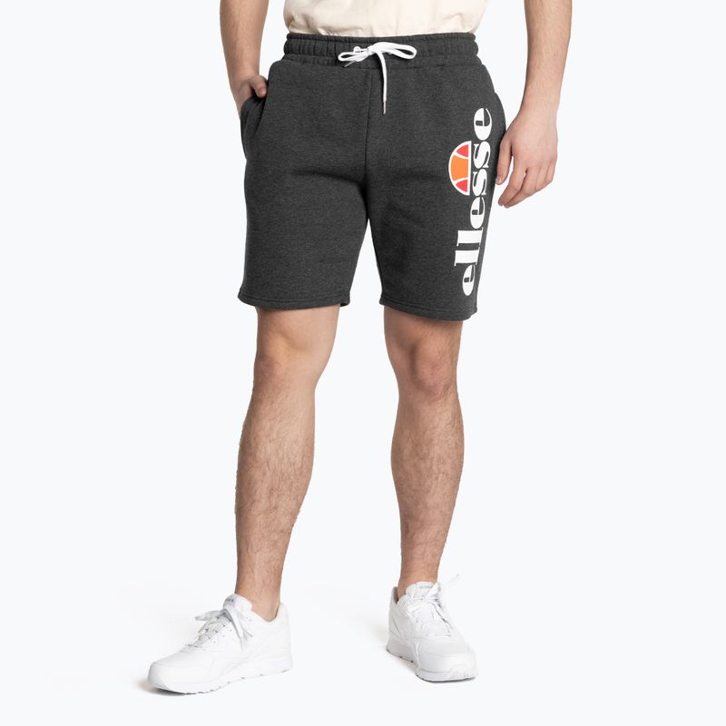 Ellesse Bossini men's shorts dark grey marl