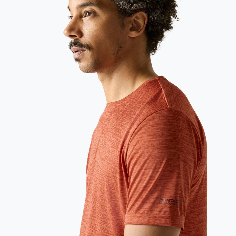 Men's trekking T-shirt REGATTA Fingal Edition rusty orange 4