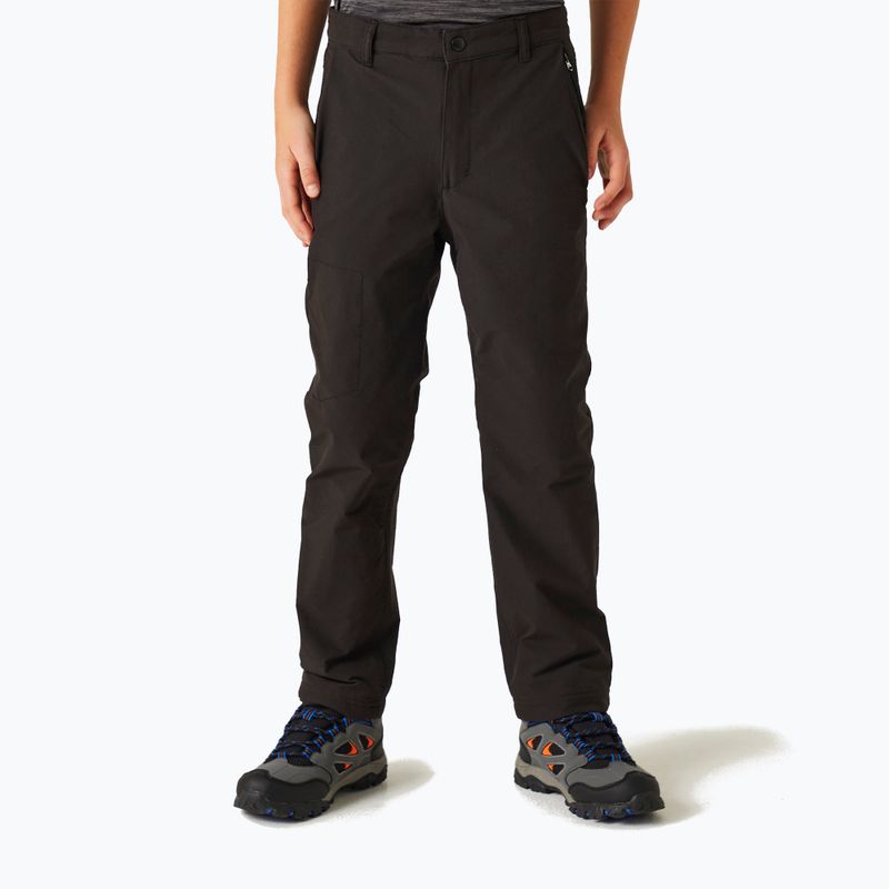 Children's hiking trousers REGATTA Highton Winter black 10