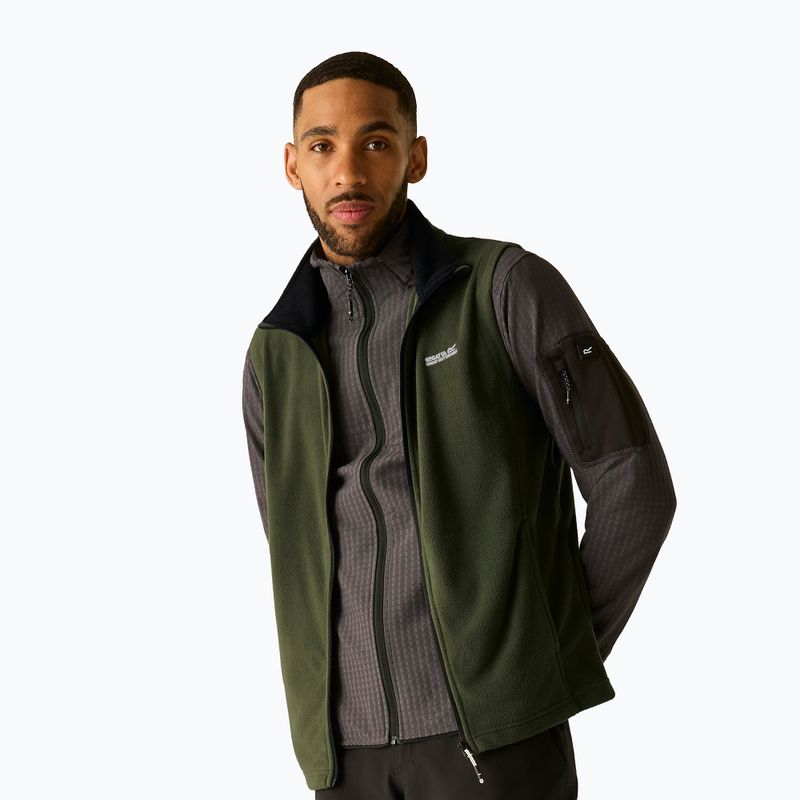 Men's gilet REGATTA Tobias B/W II dark khaki 4