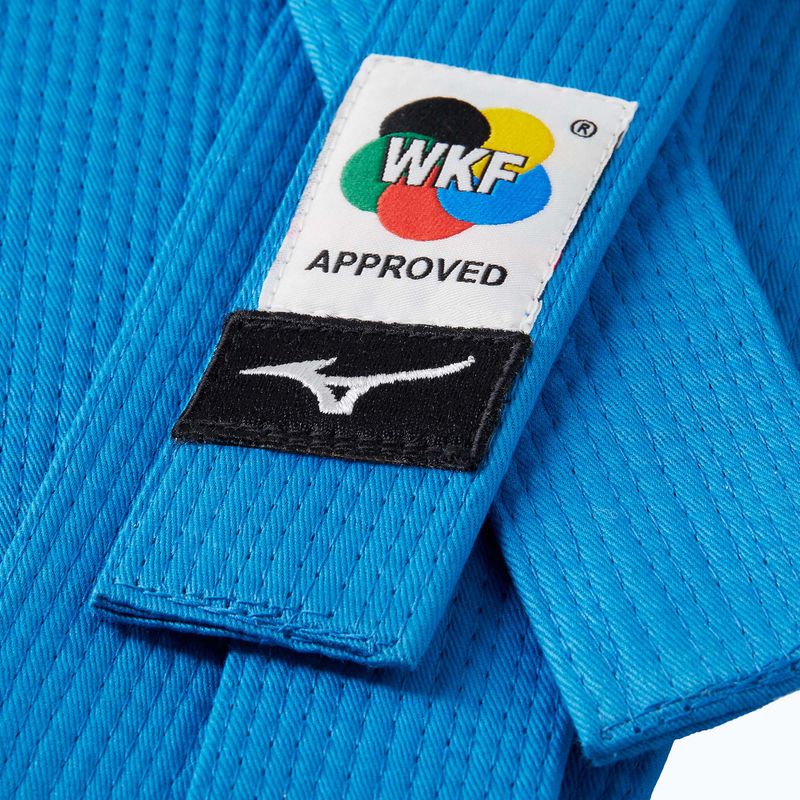Kimono belt Mizuno Karate WKF RB blue 2