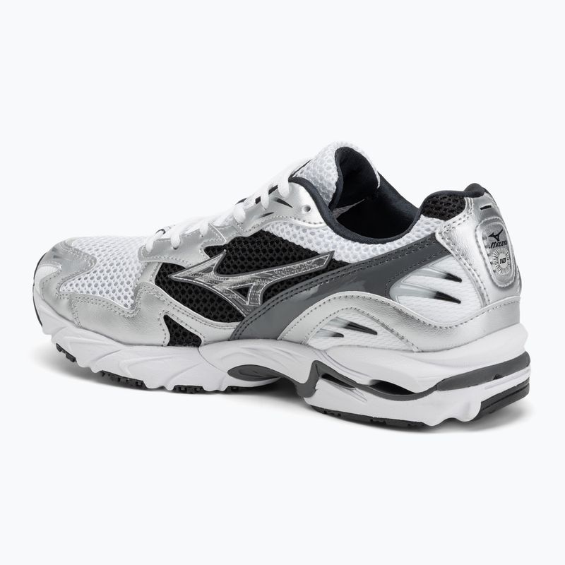 Men's shoes Mizuno Wave Rider 10 white/silver/black 3
