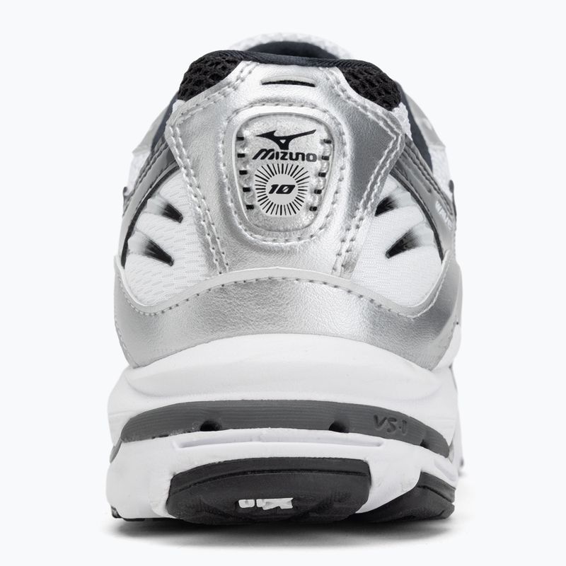 Men's shoes Mizuno Wave Rider 10 white/silver/black 6