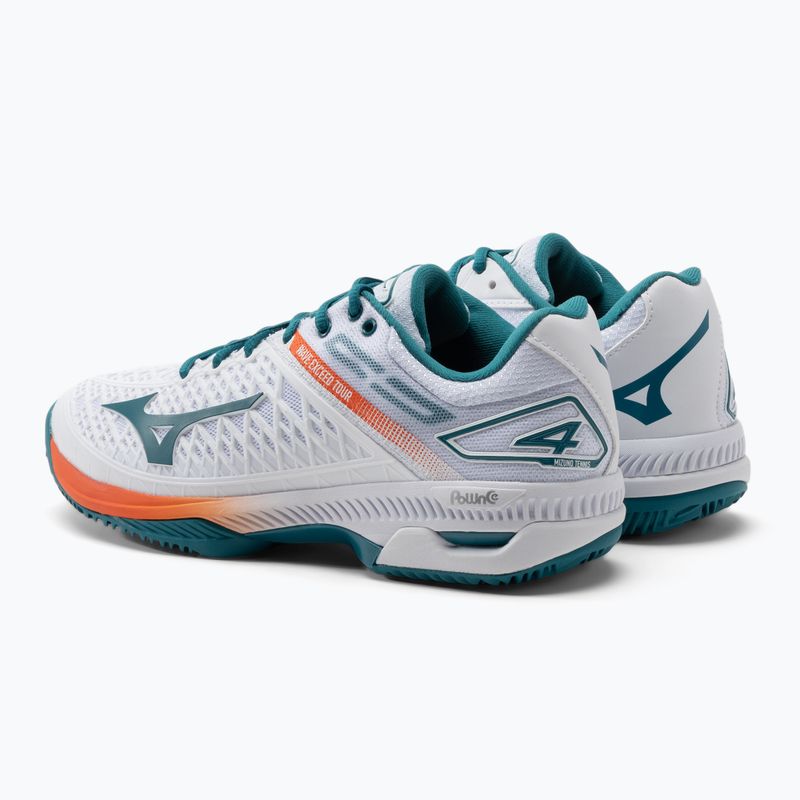 Mizuno Aw21 Wave Exceed Tour 4 Cc tennis shoes white 61GC207485 3