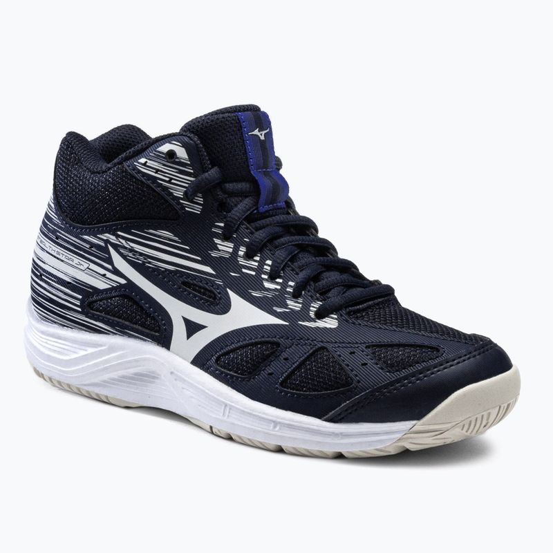 Mizuno Stealth Star Mid children's handball shoes navy blue X1GC211502