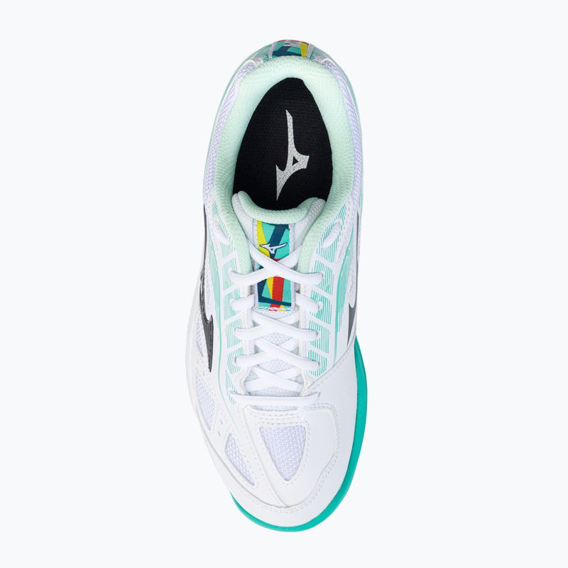 Women's tennis shoes Mizuno Break Shot 3 AC white and green 61GA212623 6