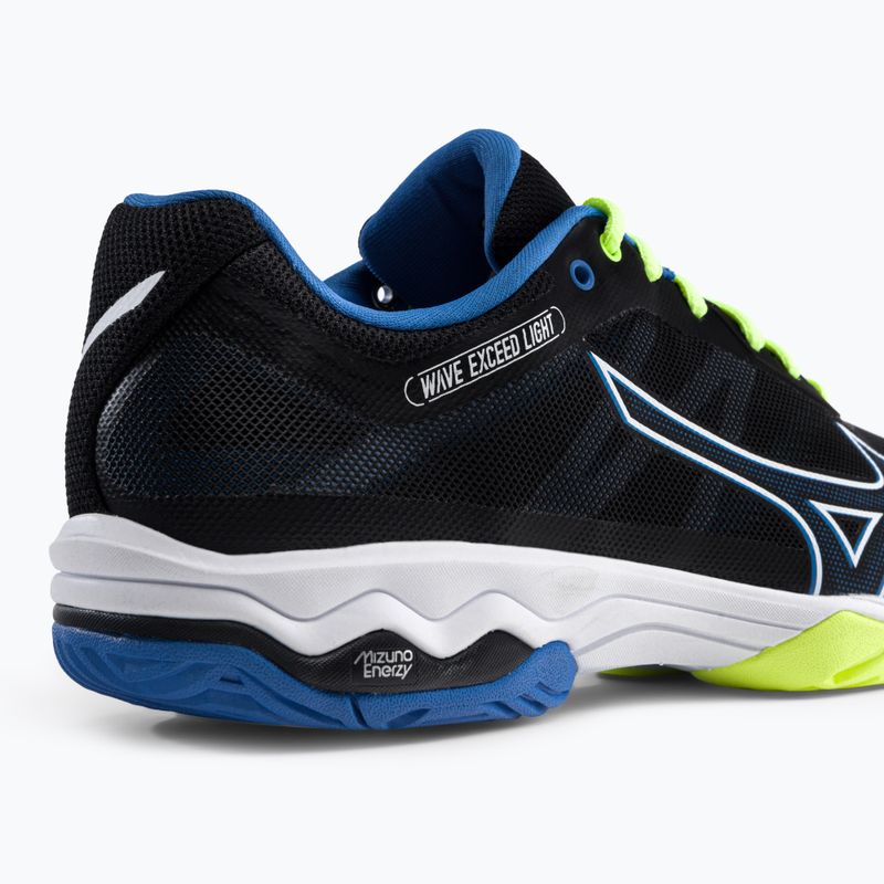 Men's tennis shoes Mizuno Wave Exceed Light AC black 61GA2218 8