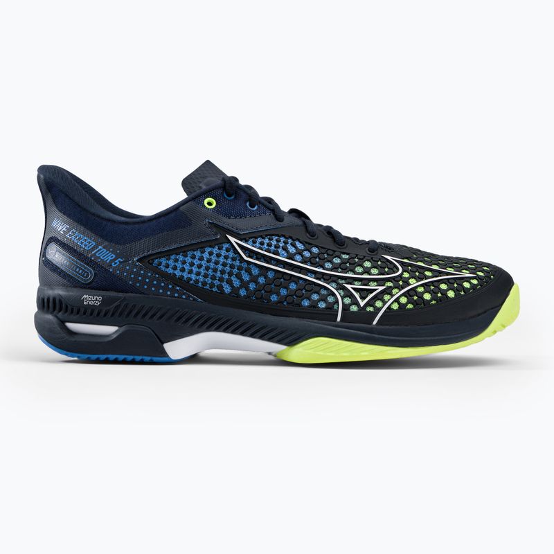 Men's tennis shoes Mizuno Wave Exceed Tour 5AC navy blue 61GA2270 2