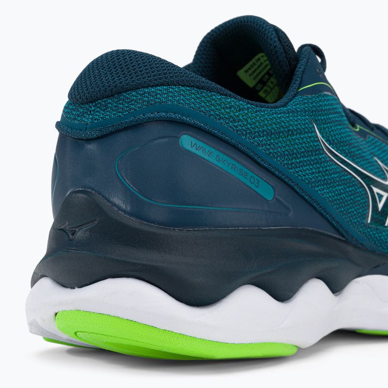 Men's running shoes Mizuno Wave Skyrise 3 blue J1GC220901 9