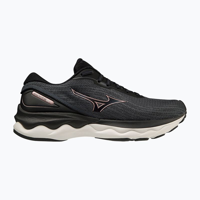 Women's running shoes Mizuno Skyrise 3 black/rose copper/nimbus cloud 8