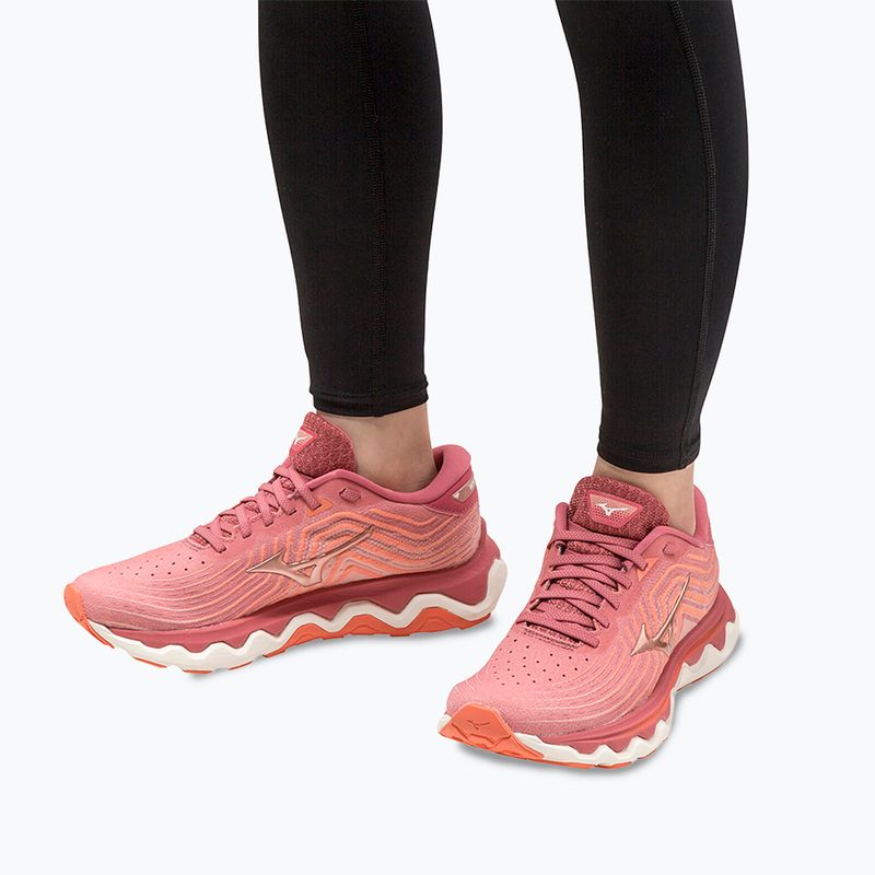 Women's running shoes Mizuno Wave Horizon 6 garnet rose/rose copper/persimmon 4