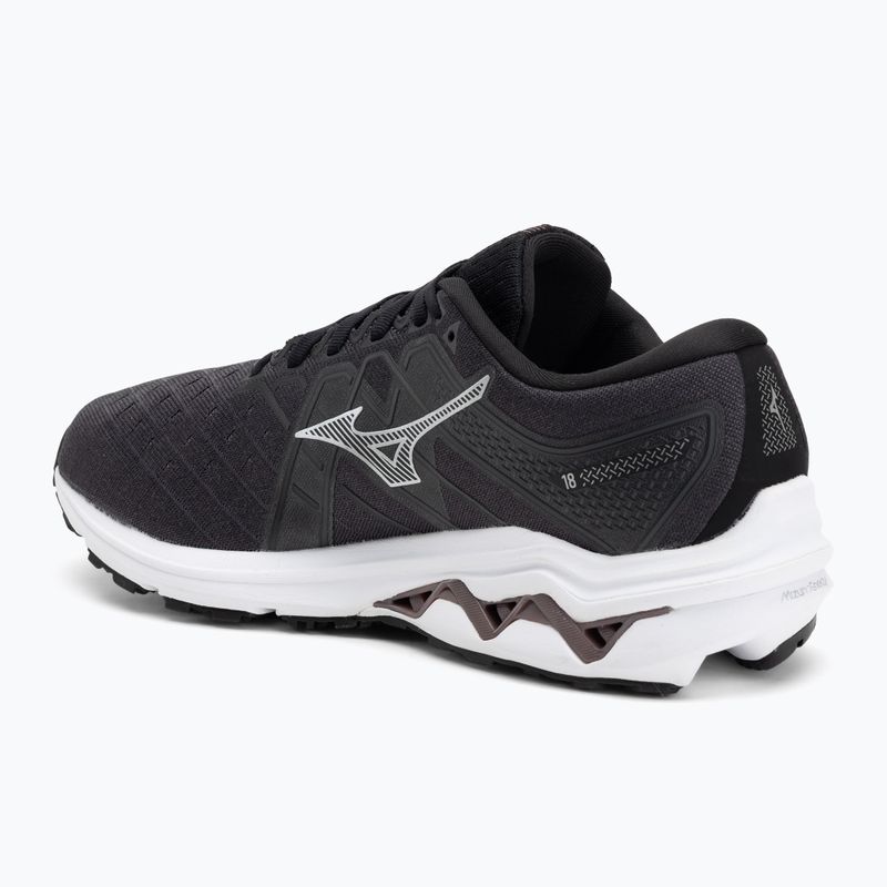 Men's running shoes Mizuno Wave Inspire 18 D black/silver/ebony 3