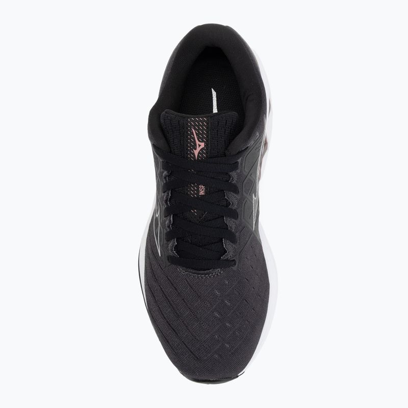 Men's running shoes Mizuno Wave Inspire 18 D black/silver/ebony 5