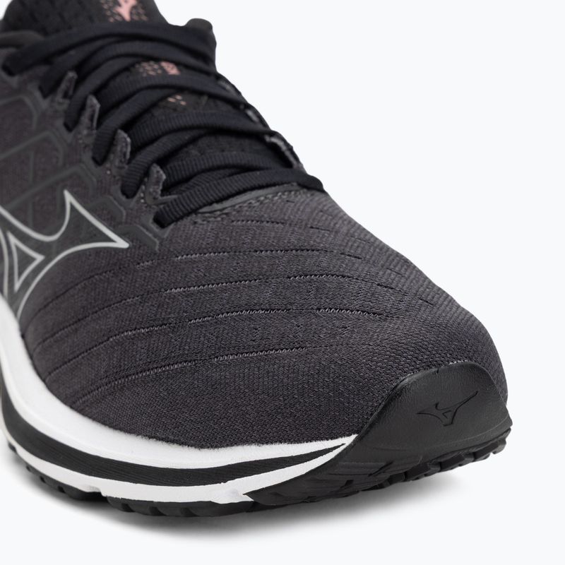 Men's running shoes Mizuno Wave Inspire 18 D black/silver/ebony 7