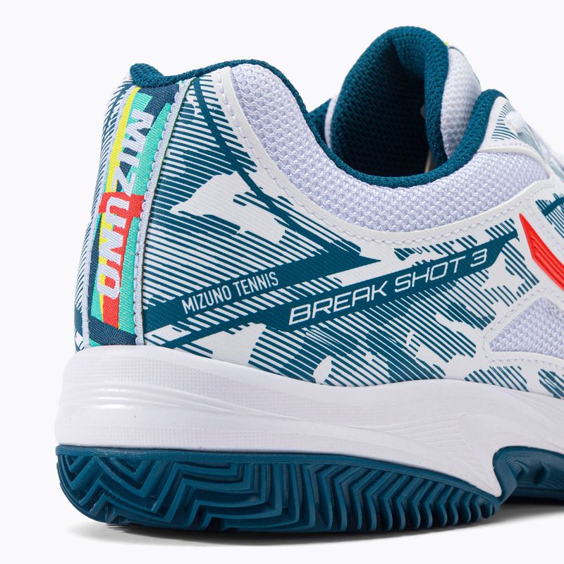 Men's tennis shoes Mizuno Breakshot 3 CC white 61GC2125 8