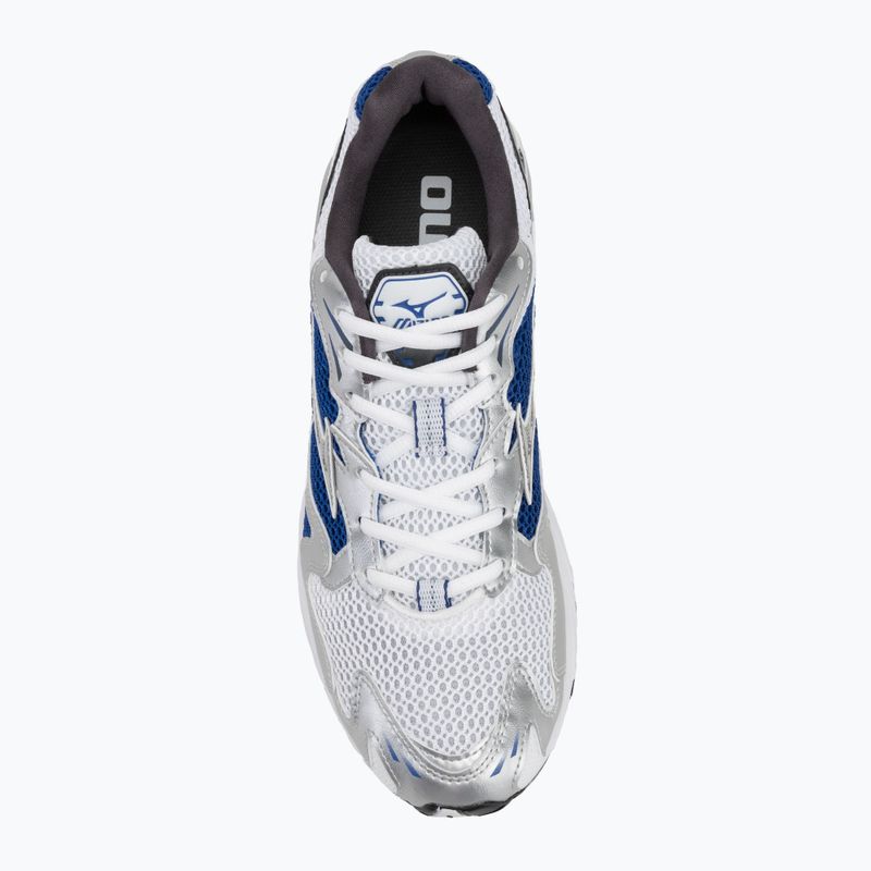Men's shoes Mizuno Wave Rider 10 white/silver/surf the web 5