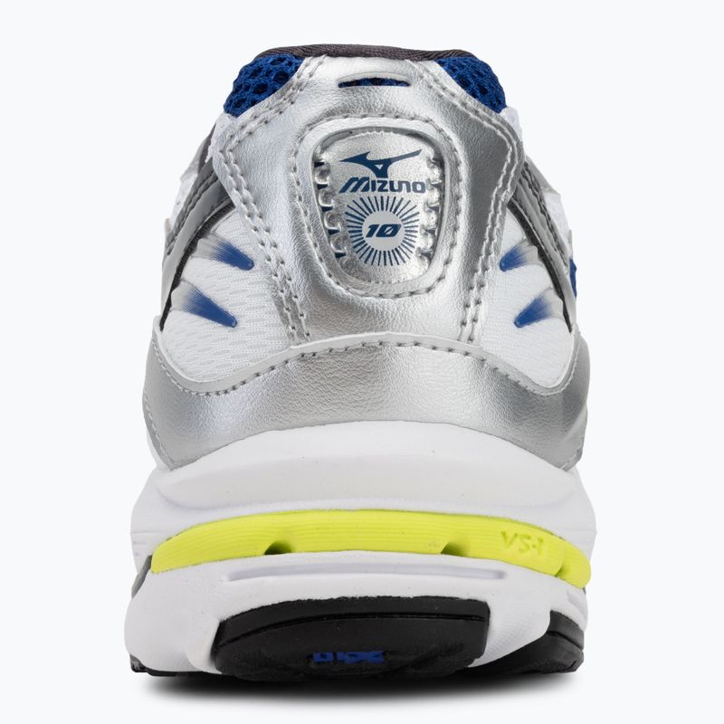 Men's shoes Mizuno Wave Rider 10 white/silver/surf the web 6