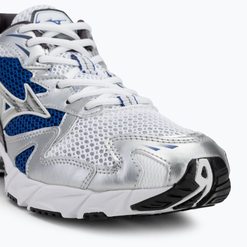 Men's shoes Mizuno Wave Rider 10 white/silver/surf the web 7