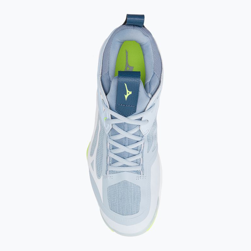 Men's volleyball shoes Mizuno Wave Momentum 2 heather/white/neo lime 6