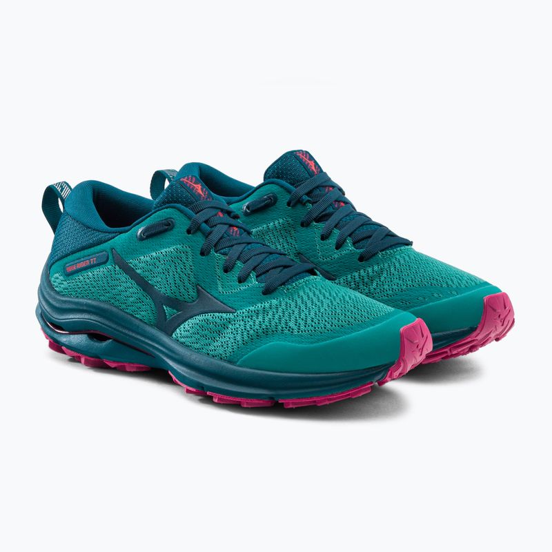 Women's running shoes Mizuno Wave Rider TT green J1GD213229 5