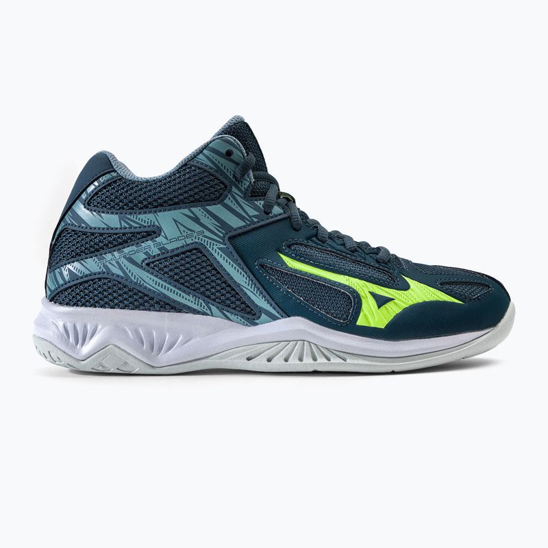 Men's volleyball shoes Mizuno Thunder Blade 3 Mid blue V1GA217538 2