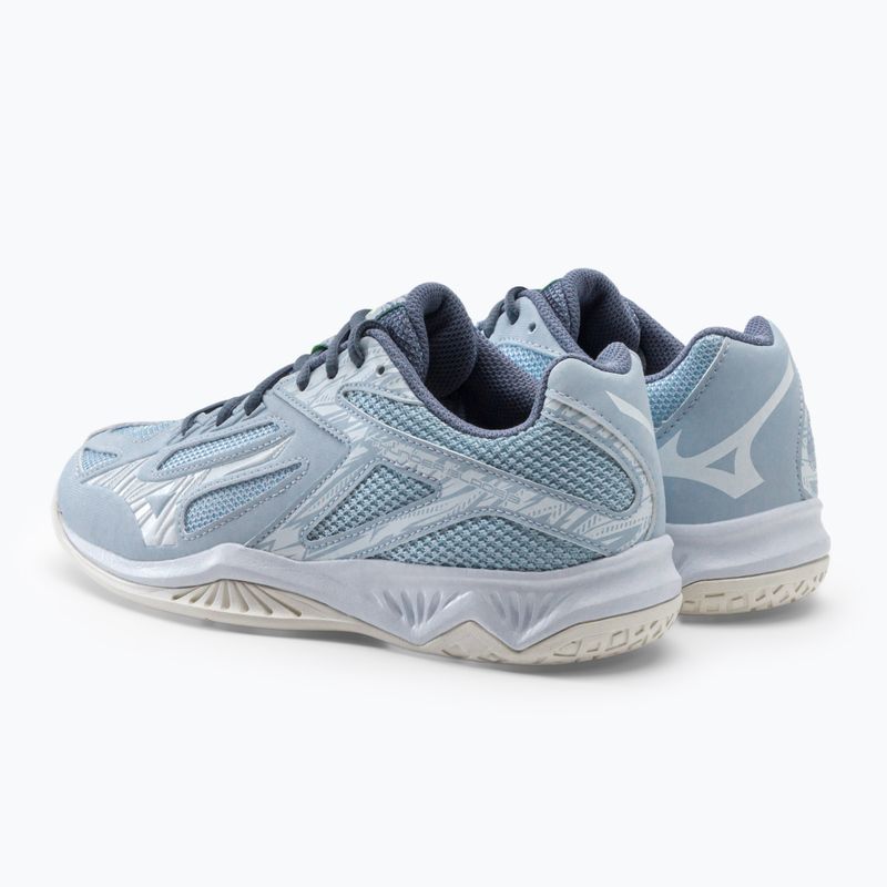 Women's volleyball shoes Mizuno Thunder Blade 3 light blue V1GC217002 3