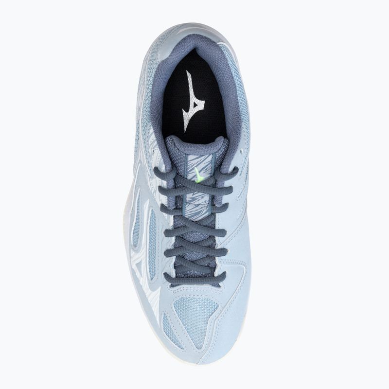 Women's volleyball shoes Mizuno Thunder Blade 3 light blue V1GC217002 6