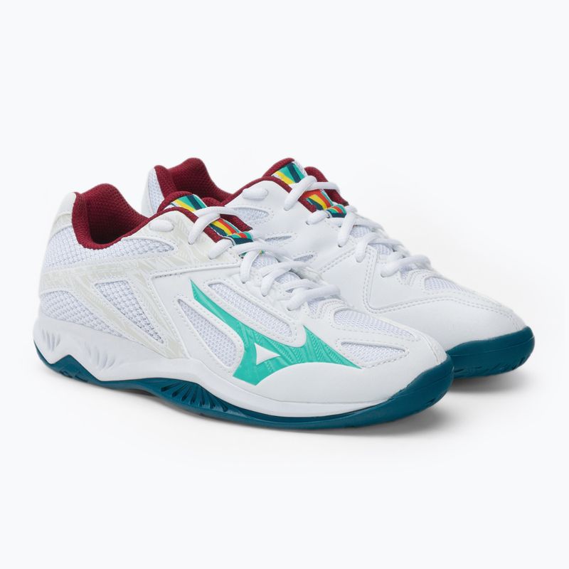 Mizuno Lightning Star Z6 children's volleyball shoes white V1GD210348_34.0/2.0 4